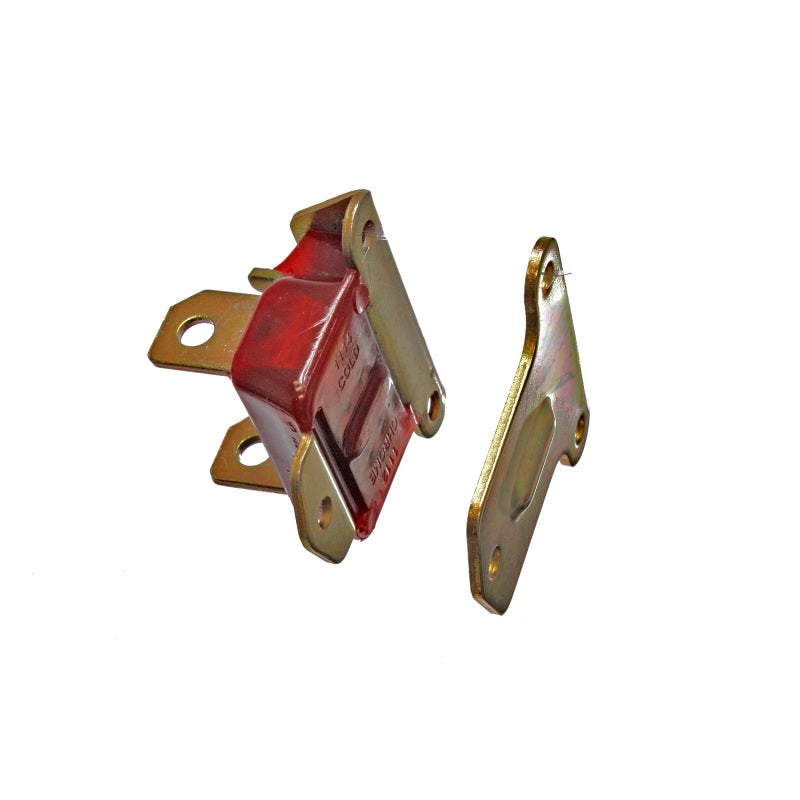 Energy Suspension Early Style SB Chevy Motor Mount - Red - Chevy 3 Bolt Style
