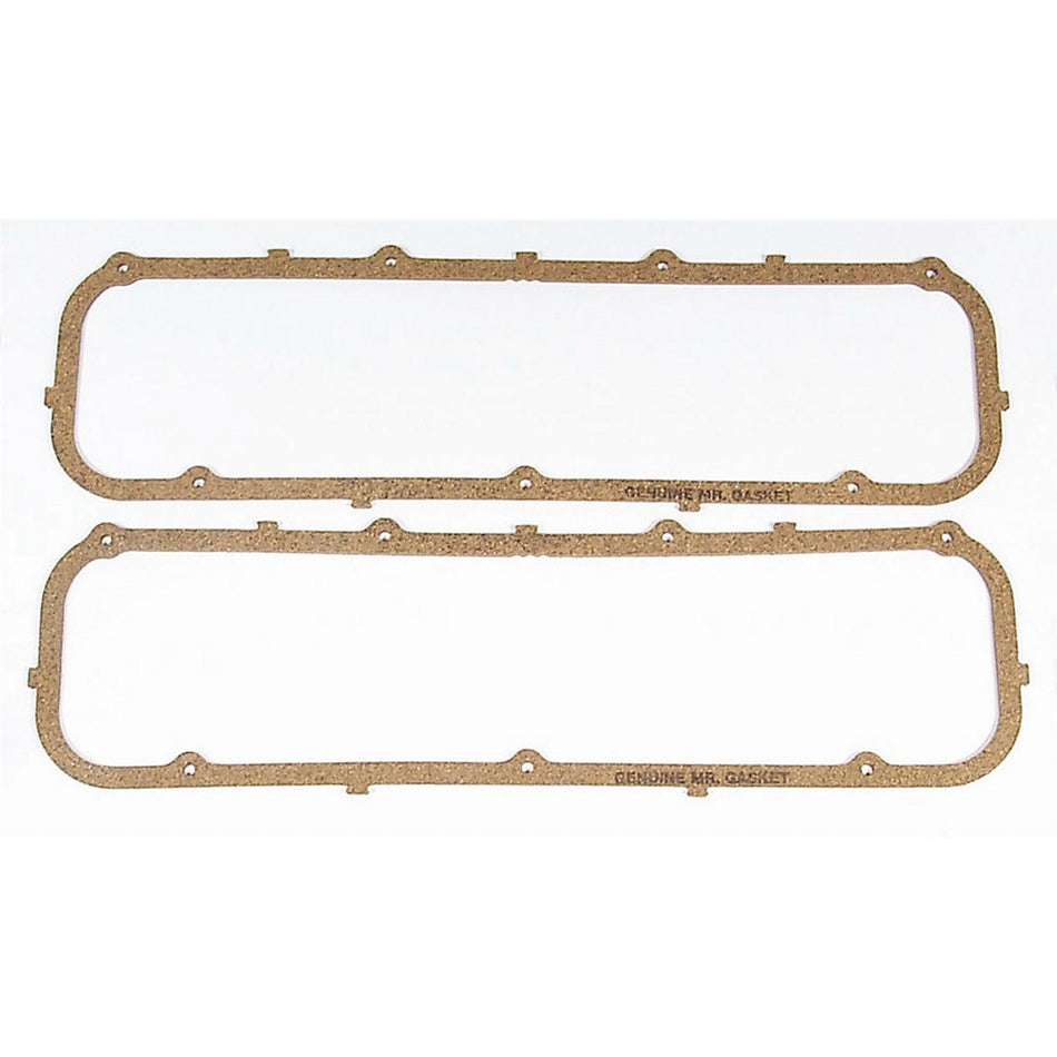 Mr. Gasket Valve Cover Gasket - 0.187 in Thick - Cork / Rubber - Big Block Ford - Pair
