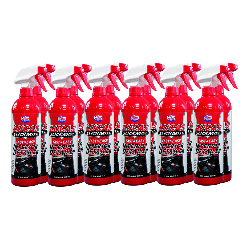 Lucas Oil Products Slick Mist Interior Protectant Interior 24.00 oz Spray Bottle - Set of 6