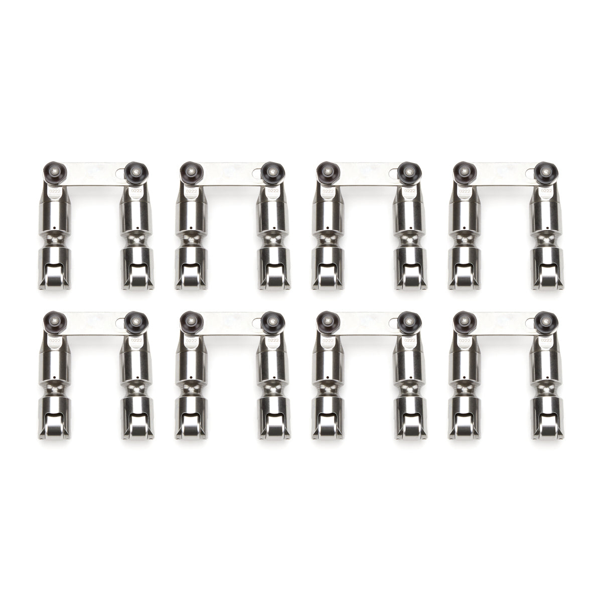 Jesel Sportsman Mechanical Roller Lifter - 0.842 in OD - 0.130 in Offset - Link Bar - GM LS-Series (Set of 16)