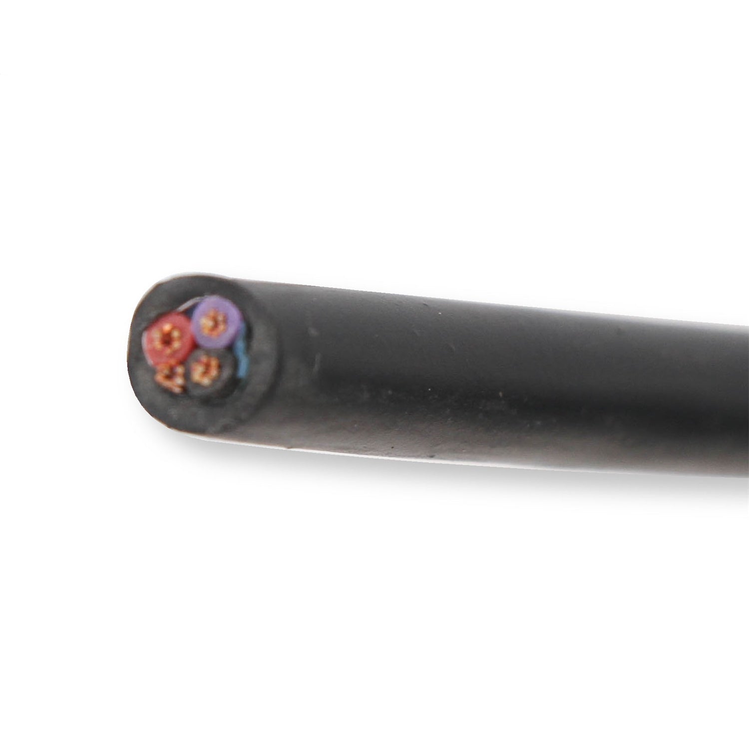 Holley EFI 20 Gauge Wire - 100 Ft. . Roll - 3 Conductor - Plastic Insulation - Copper - Black