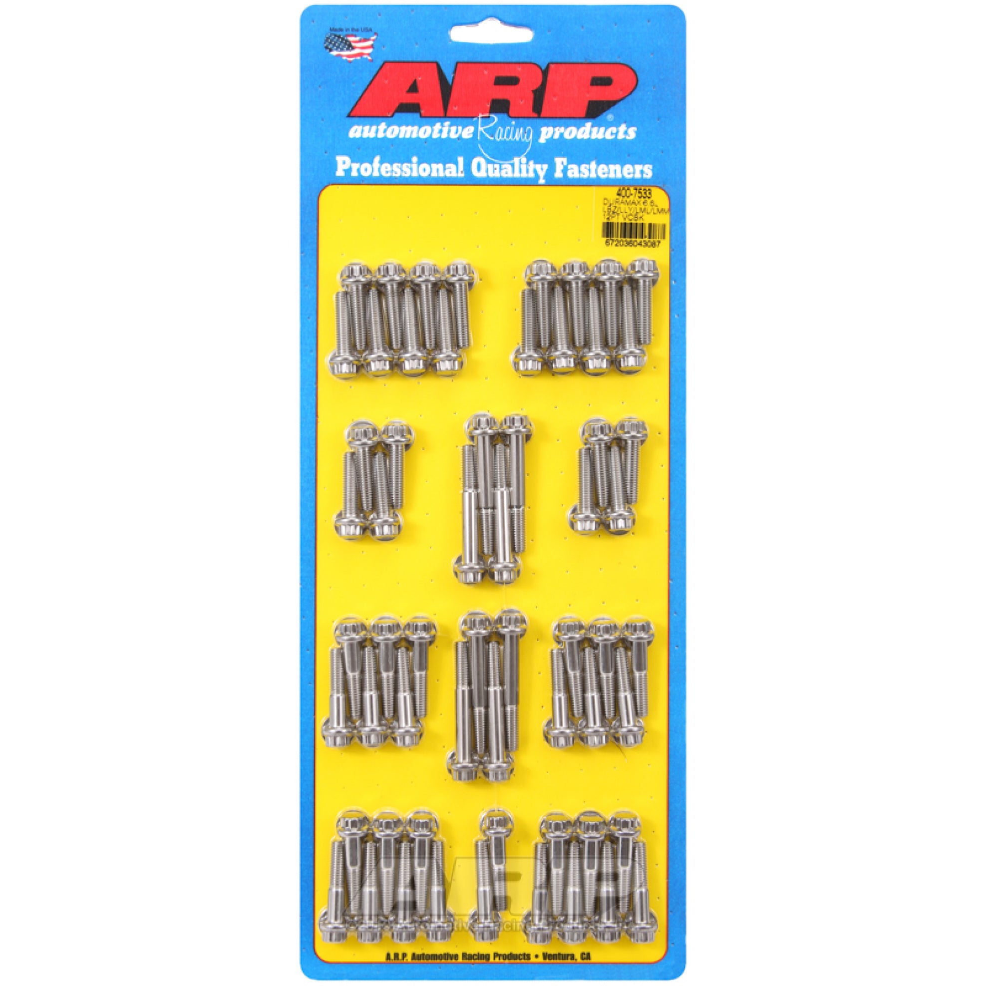 ARP Valve Cover Bolt - 1/4-20 in Thread - 12 Point Head - 6.6 L - GM Duramax