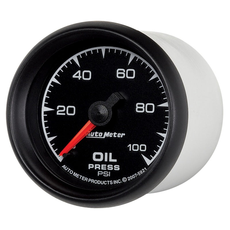 Auto Meter ES Mechanical Oil Pressure Gauge - 2-1/16"