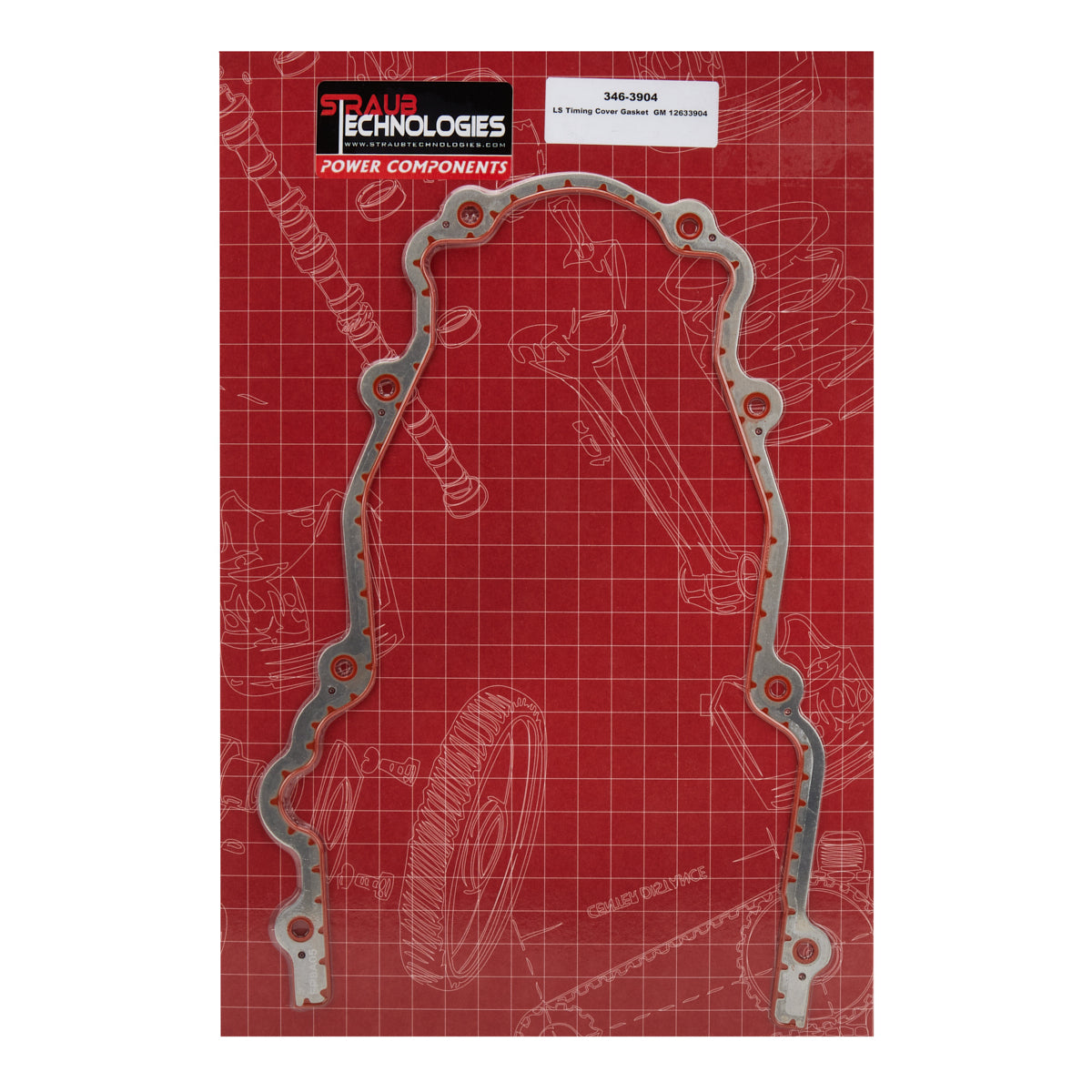 Straub Technologies Timing Cover Gasket - GM LS-Series