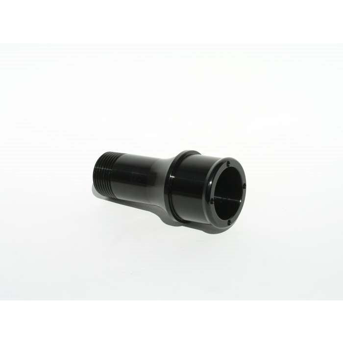 Meziere 1.75" Hose Extended Water Pump Fitting - Black