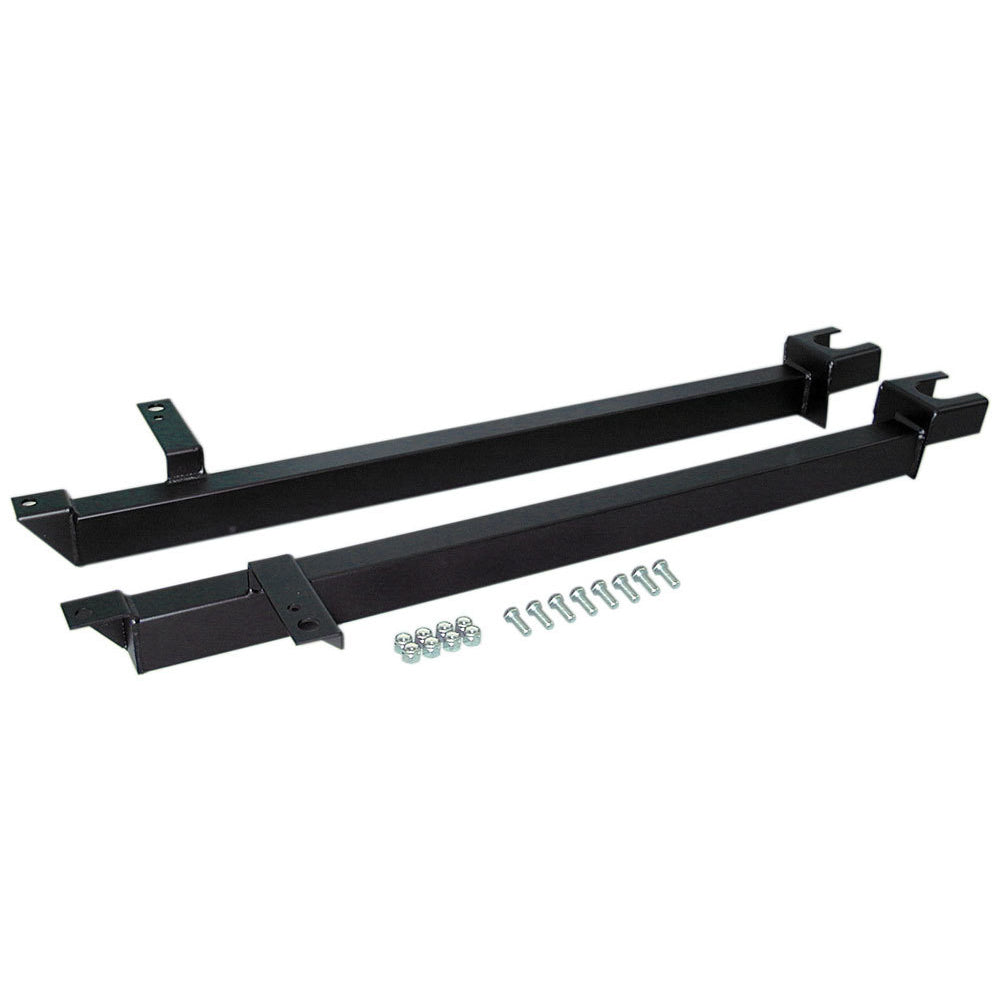 Competition Engineering Bolt-On Subframe Connectors - 2 x 1-1/2 x 0.083 Tubing - Black Powder Coat - GM F-Body 1967-69