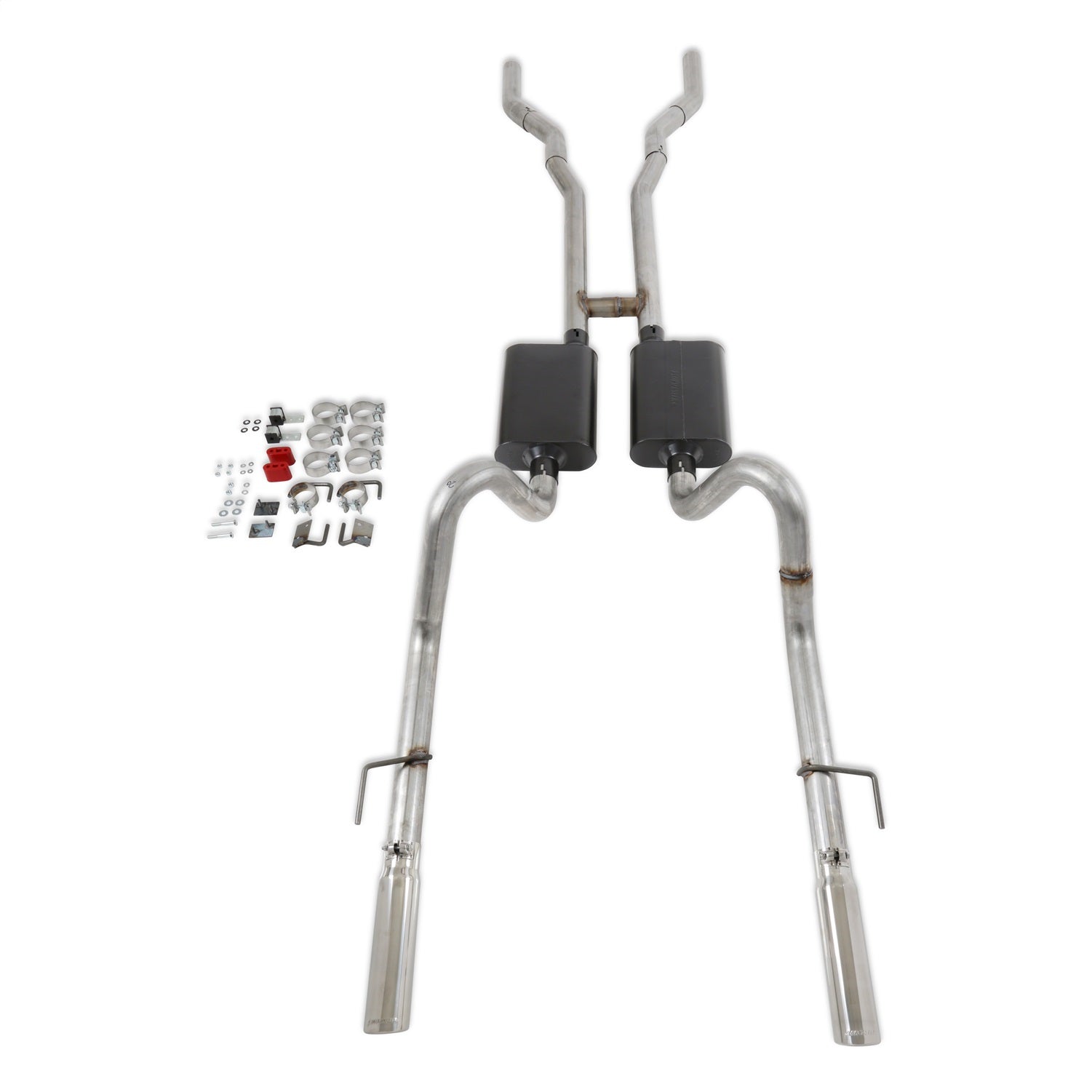 Flowmaster American Thunder Header-Back Exhaust System - 2-1/2 in Diameter
