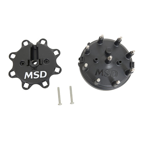 MSD Extreme Output HEI Distributor Cap - Black