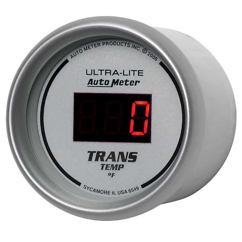 Auto Meter Ultra-Lite Digital Transmission Temperature Gauge - 2-1/16 in.