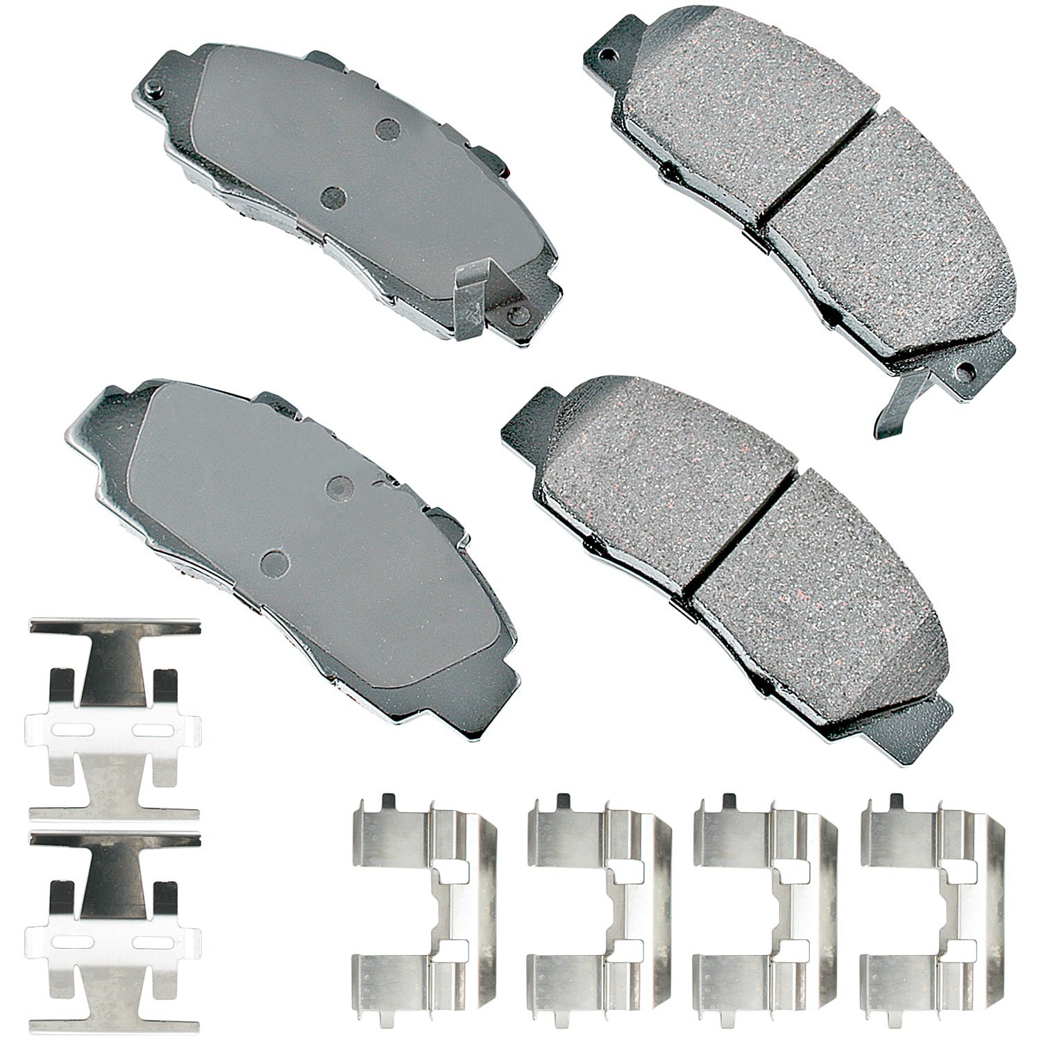 Akebono Brakes ProACT Front Brake Pads - Acura CL 1997-99/Integra 1997-2001 (Set of 4)