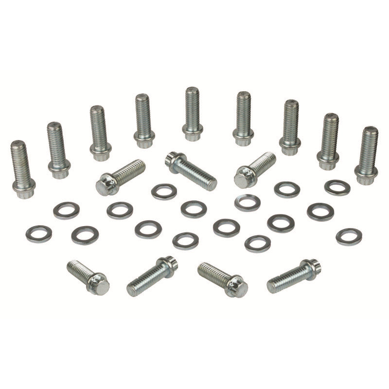 Moroso Intake Manifold Bolt Kit - BB Chevy w/ Tunnel Ram and Dual Plane Single 4-BBL Manifold 3/8"-16 x 1-1/4" - 16 to a Set