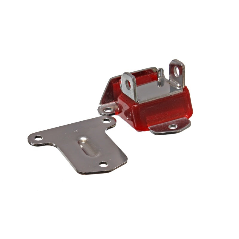 Energy Suspension Motor Mount (Each) - Steel - Polyurethane - Chrome - Red - Chevy Passenger Cars - BB Chevy