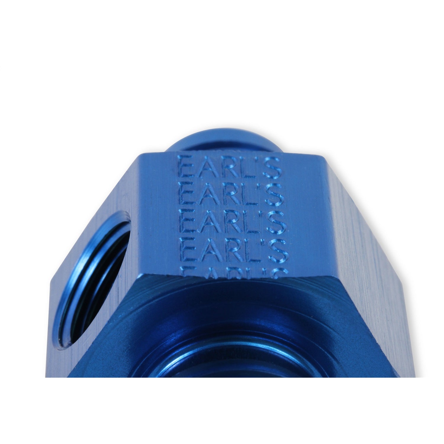 Earl's Pressure Gauge Adapters -06 AN Male to -06 AN Male w/ 1/8" NPT In Hex