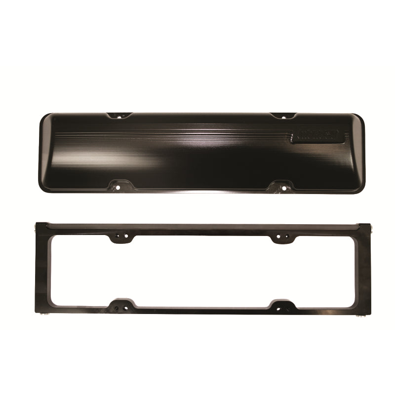 Moroso SB Chevy Billet Aluminum Valve Cover Set 2-Piece Design