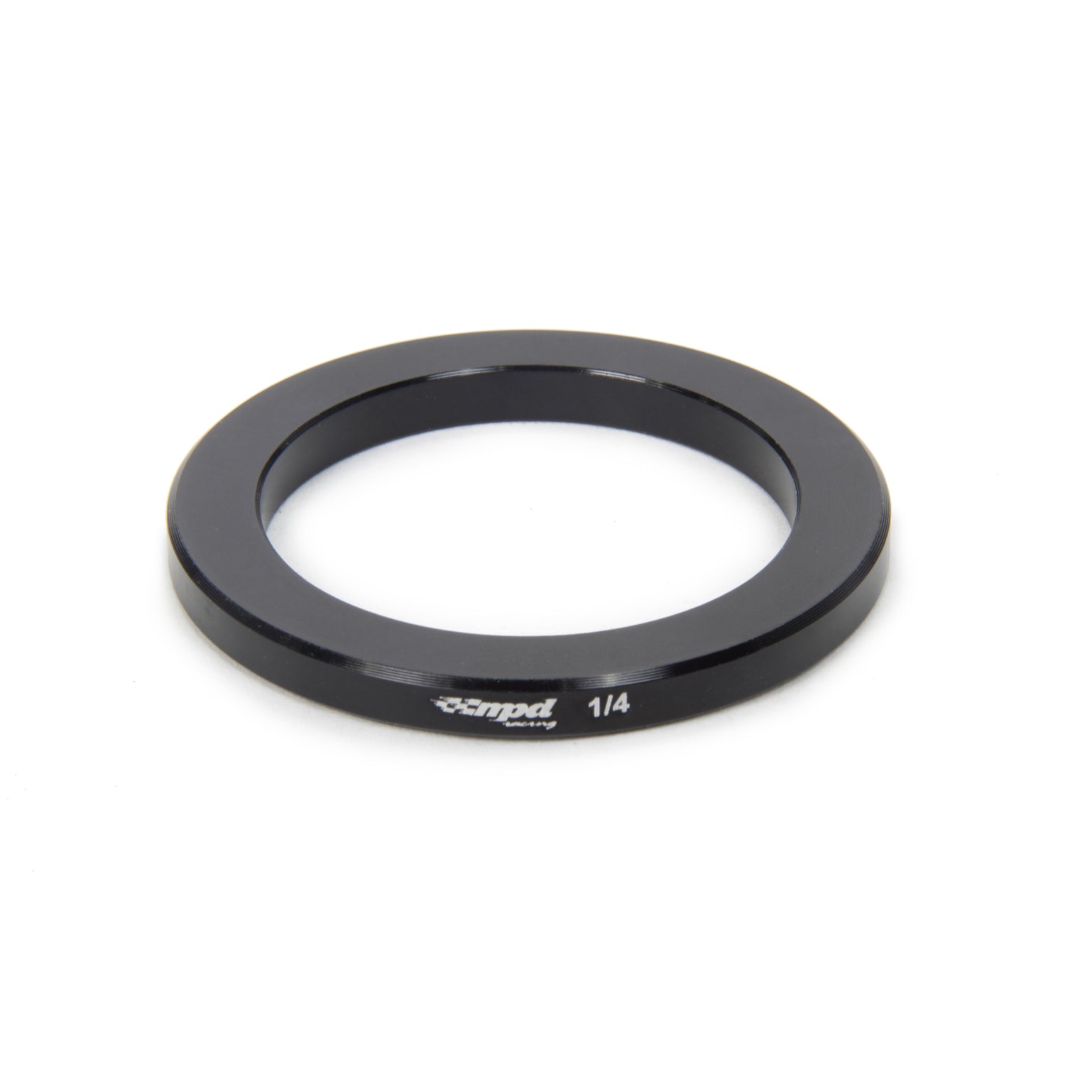 MPD Axle Spacer - 0.25 in Thick - Straight - MPD System Saver - Black Anodized - 31 Spline Axle - Midget