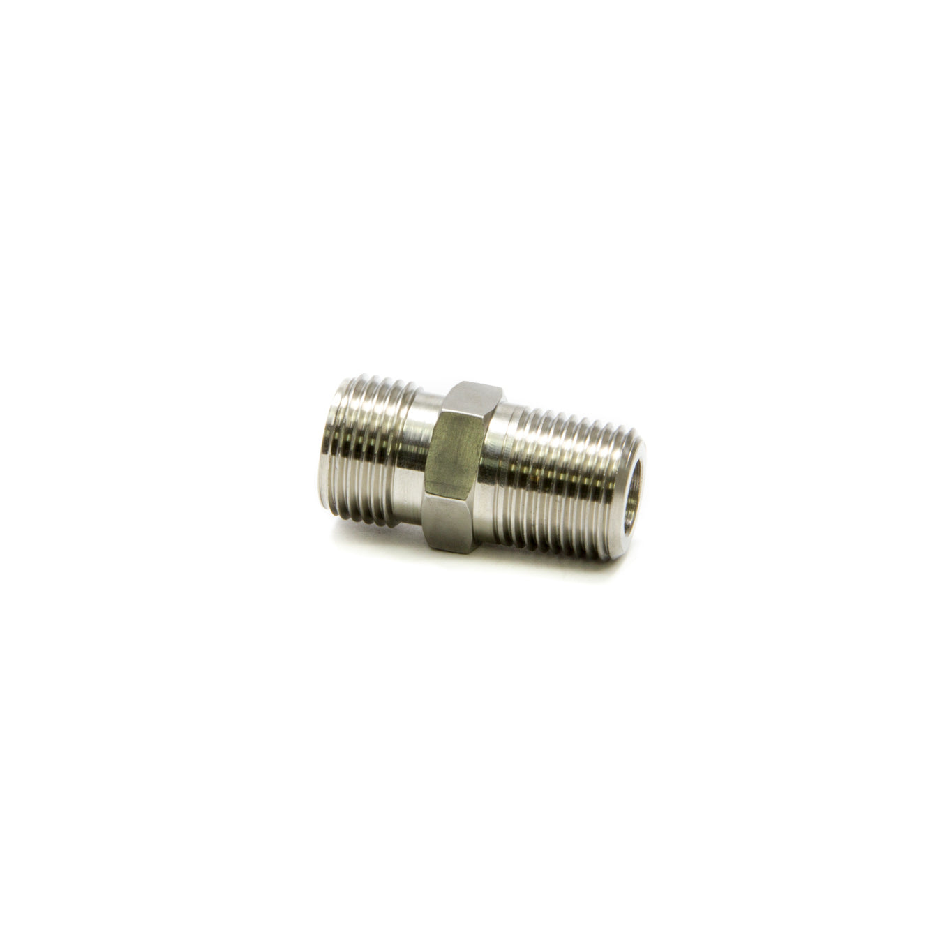 Vintage Air Adapter Fitting Straight 10 AN Male O-Ring to 1/2" NPT Male Stainless - Natural