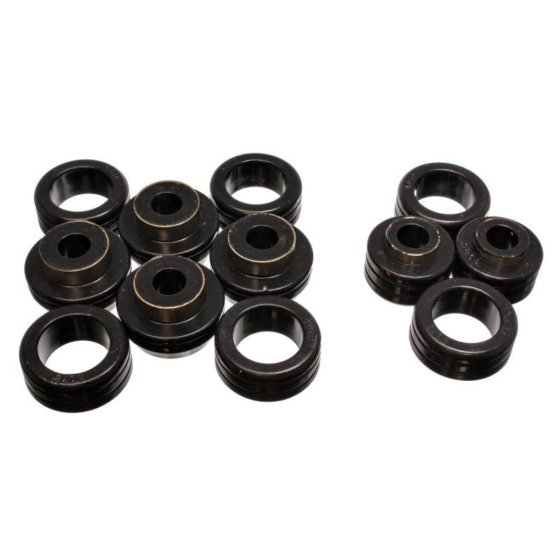 Energy Suspension Hyper-Flex Body Mount Bushing - Black/Cadmium - Dodge Midsize Truck 1987-96