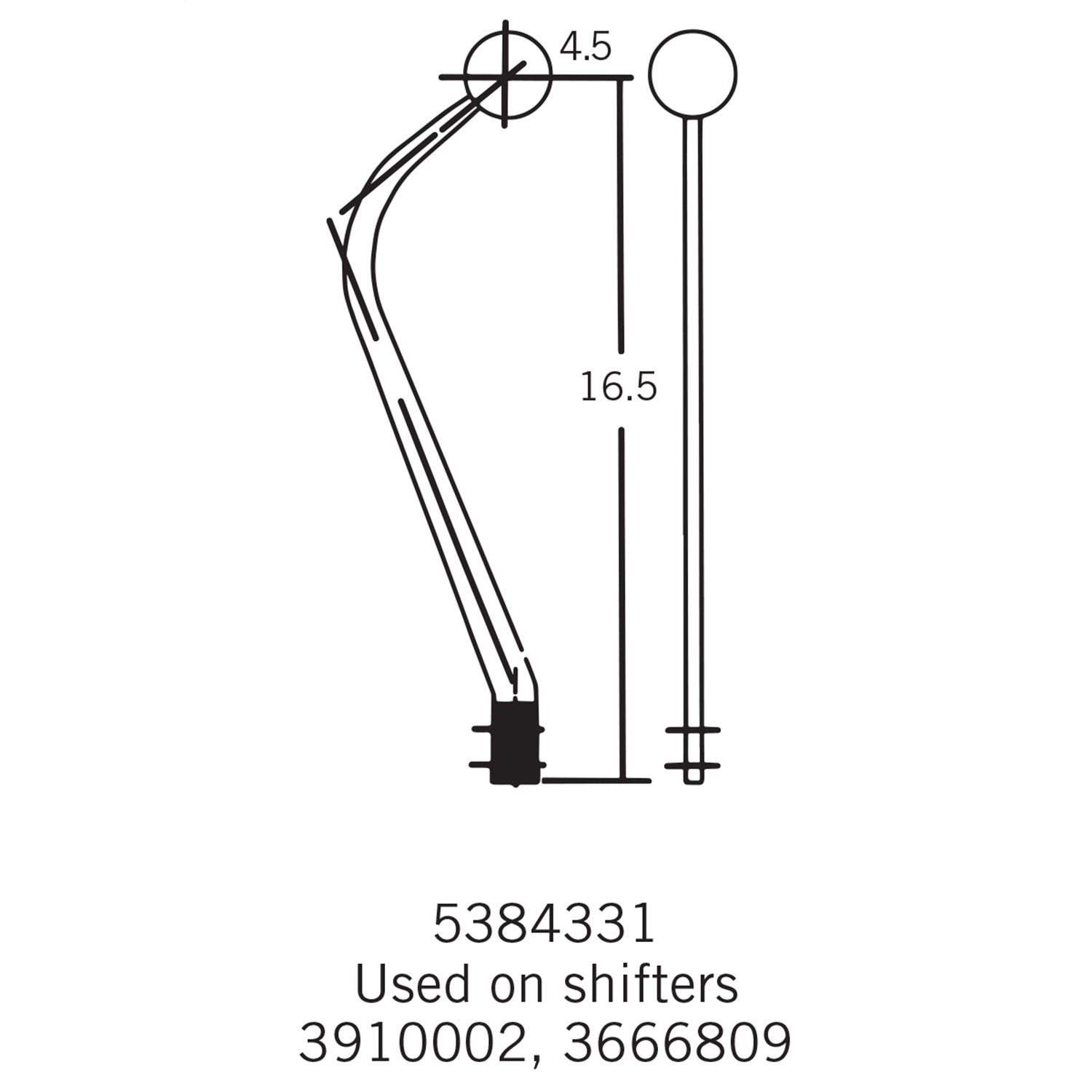 Hurst Mastershift„¢ Manual Shifter -Van and Pick-up