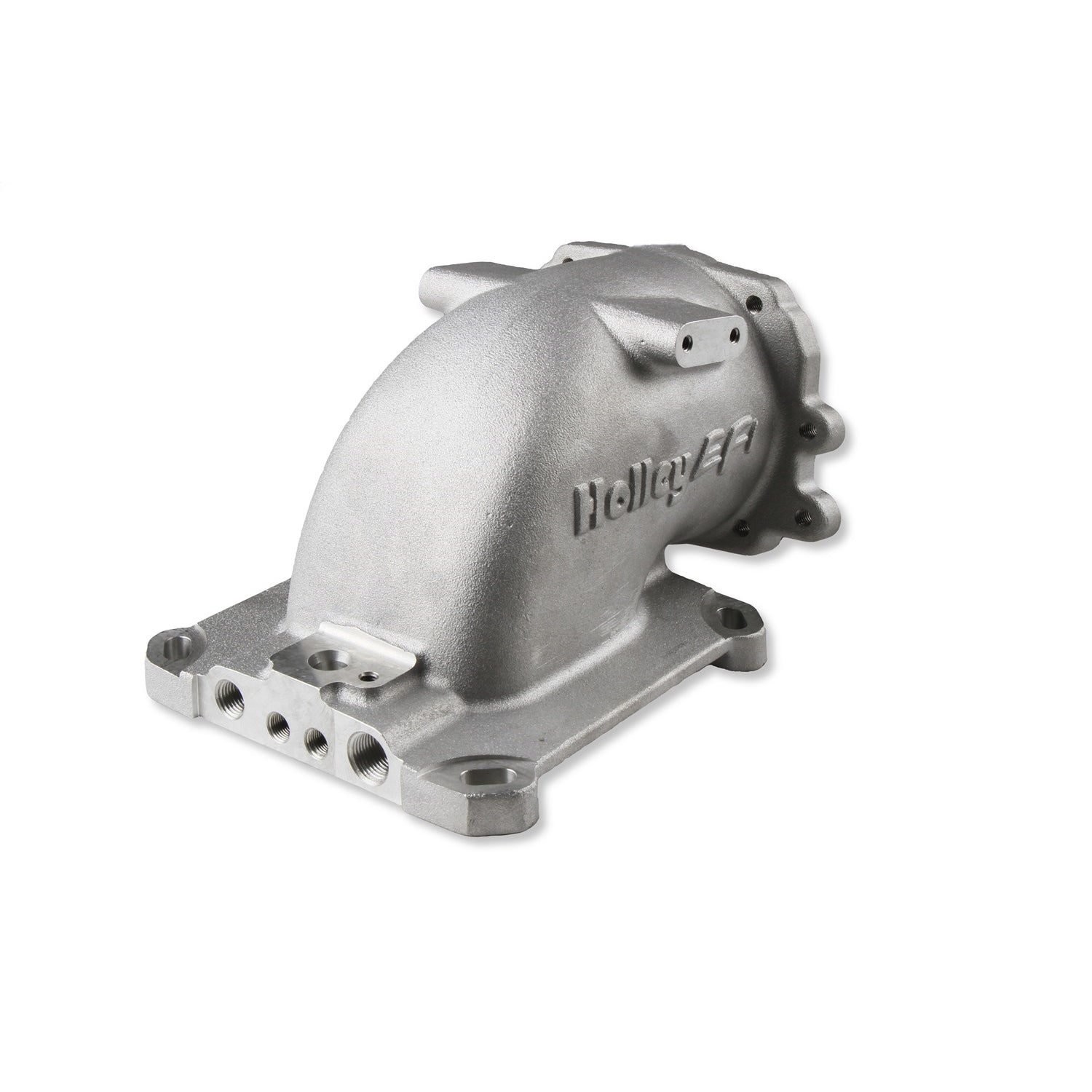 Holley EFI Throttle Body Adapter - Elbow - Ford 105 mm Throttle Body to Square Bore Mounting Flange