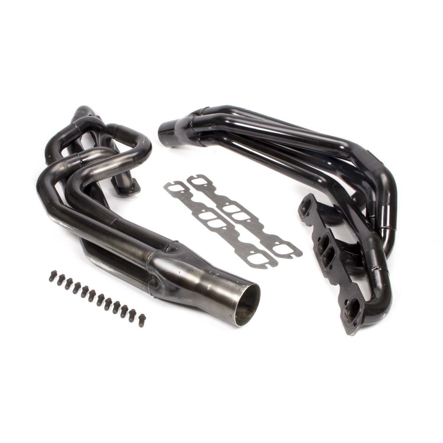 Schoenfeld Crossover Headers - SB Chevy Crate Motor - 1-5/8", 1-3/4" Tubes - 3" x 8" Collector