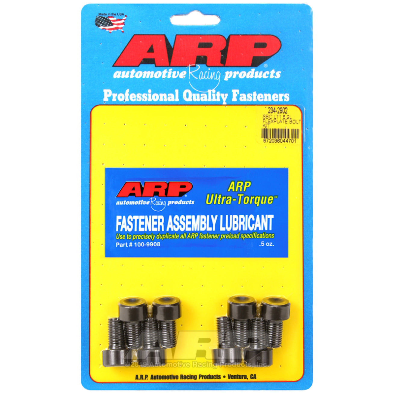 ARP Pro Series Flexplate Bolt Kit 11 mm x 1.50 Thread 0.760" Long 12 Point Head - Chromoly