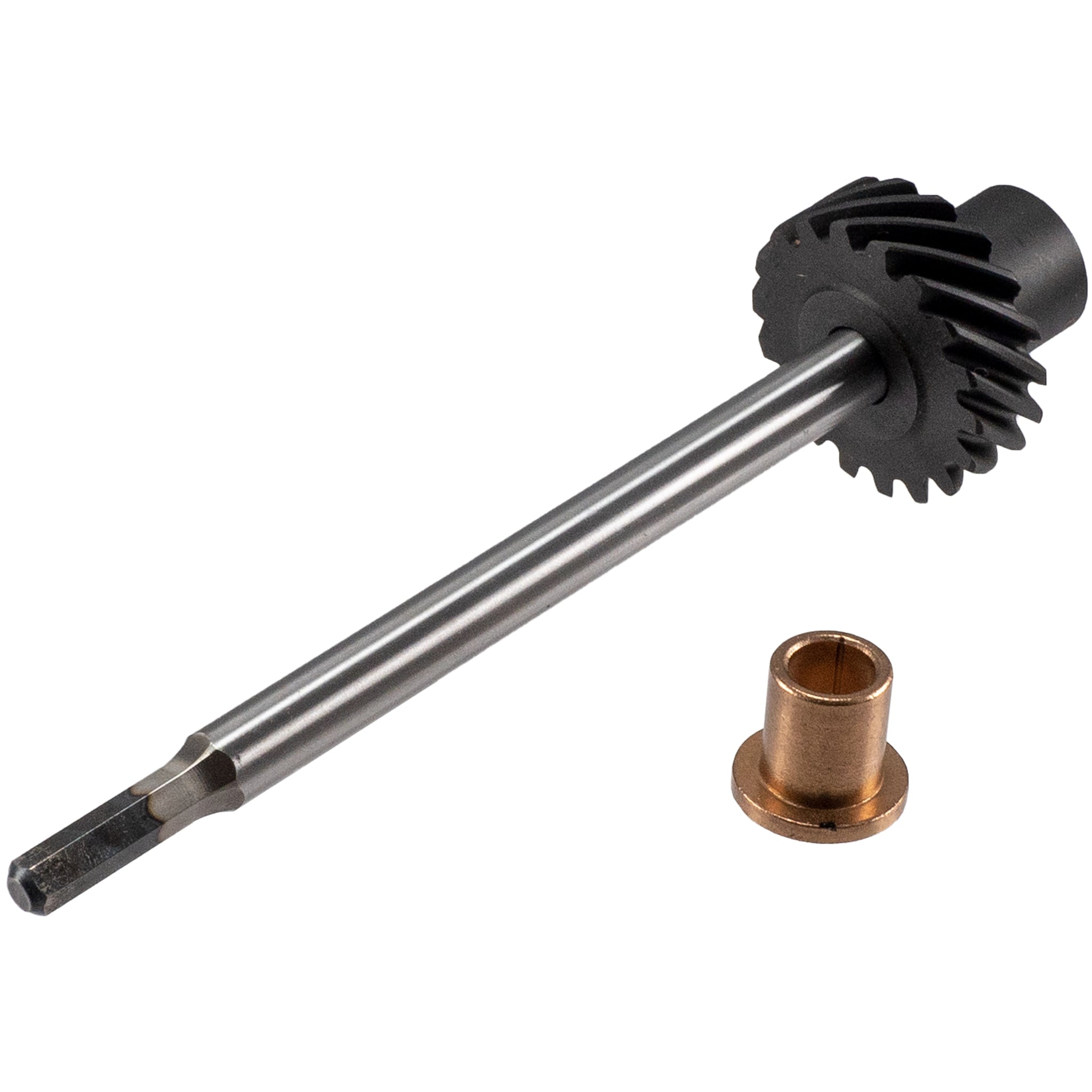 Melling Oil Pump Drive Shaft - Stock Length - Black Oxide - Mopar B / RB-Series / 426 Hemi