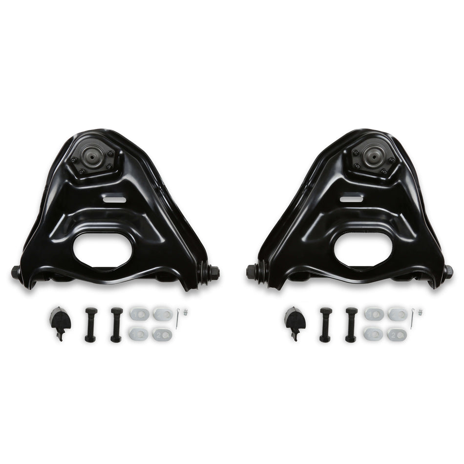 Rekudo Upper Control Arm - Driver/Passenger Side - Bolt-In Ball Joints - Black - GM F-Body 1970-81 (Pair)