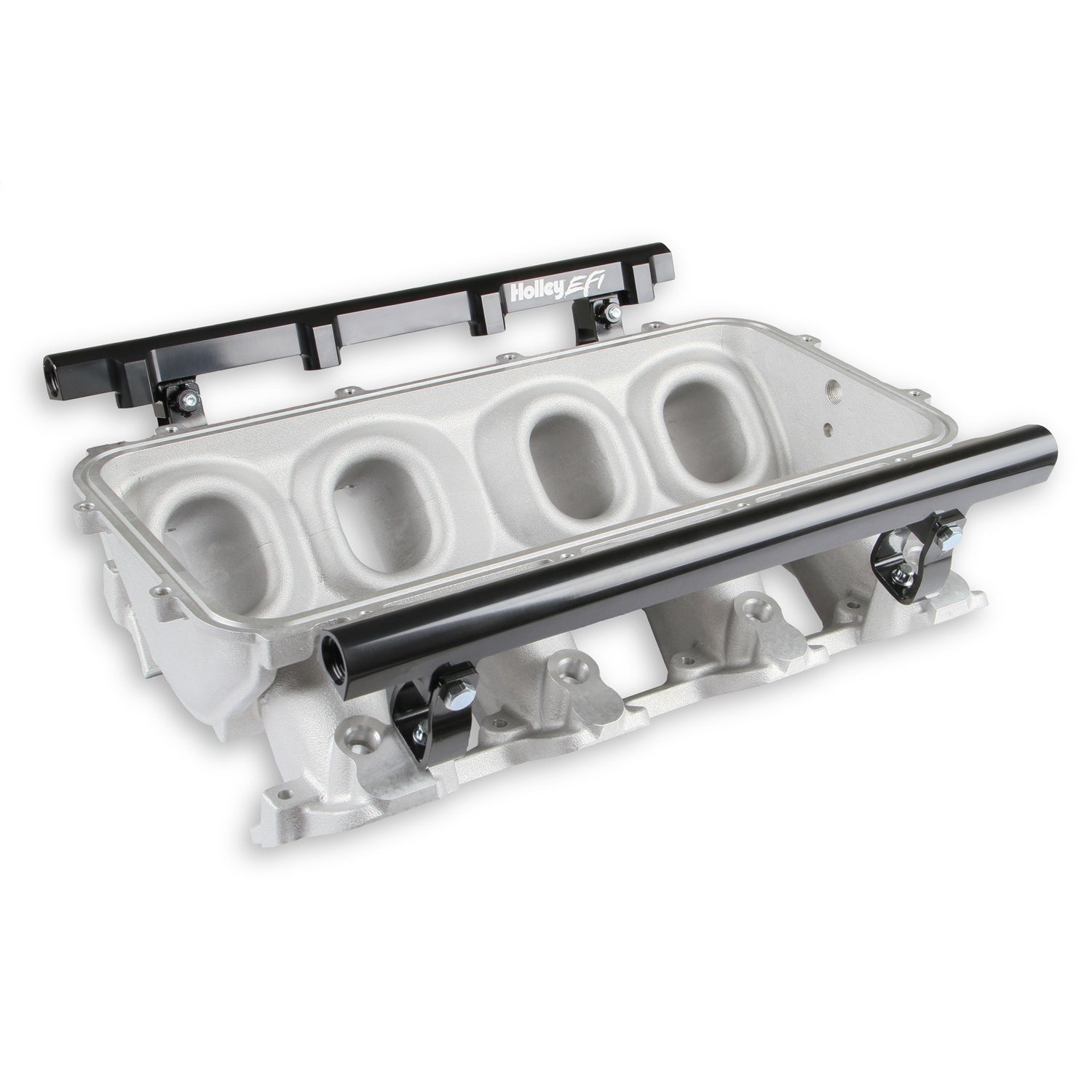 Holley EFI Modular Lo-Ram Intake Manifold - Multi-Port - Aluminum - Small Block Chevy