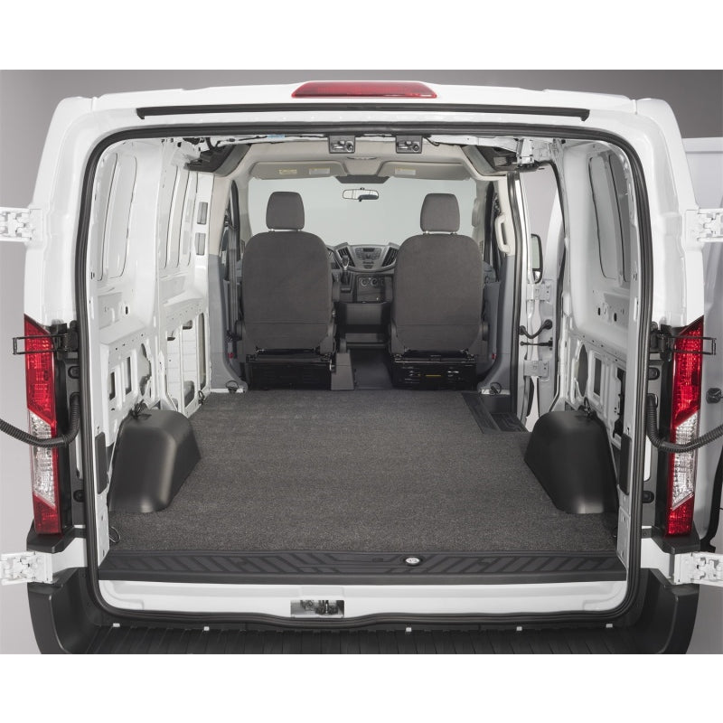 Bedrug VanTred Cargo Mats - Impact Protection - Non-Skid - Hook and Loop Fastener - Black - Ford Transit 2015-21 VTFT15L