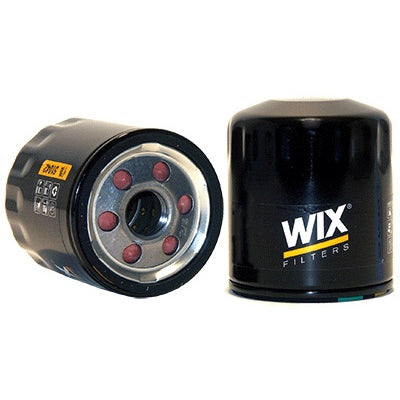 Wix Canister Oil Filter - Screw-On - 3.404 in Tall - 13/16-16 in Thread - 21 Micron - Black - Various GM 1975-2012