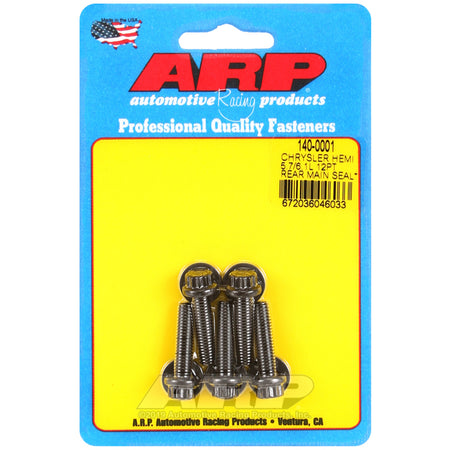 ARP 12 Point Head Rear Motor Cover Bolt Kit Chromoly Black Oxide Mopar Modular Hemi - Kit