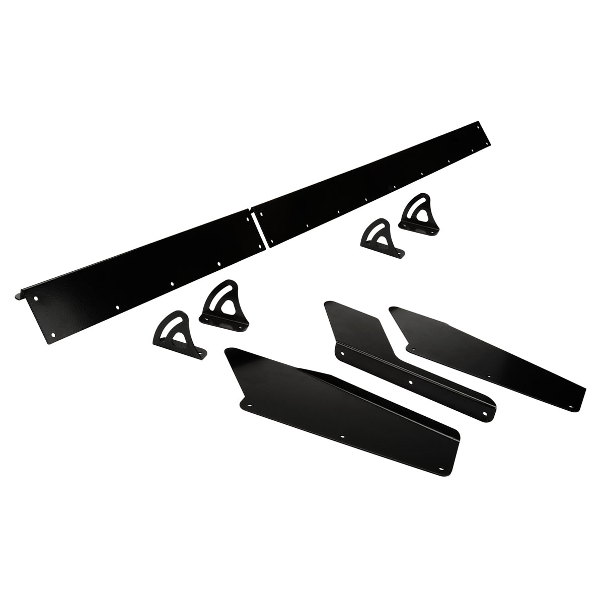 Allstar Performance 2-Piece Spoiler - 67 x 3 in - Black Powder Coat ALL22961