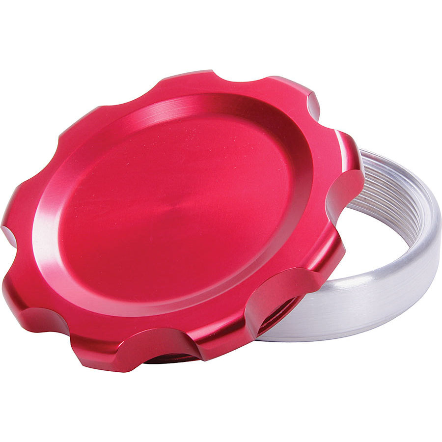 Allstar Performance Large Fill Plug Kit With Steel Weld-In Bung - Red