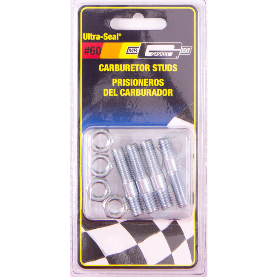 Mr. Gasket Plated Carburetor Studs - Medium - 1-1/2" Length