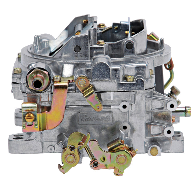 Edelbrock AVS2 650 CFM 4-Barrel Carburetor - Square Bore - Manual Choke - Mechanical Secondary - Single Inlet - Satin