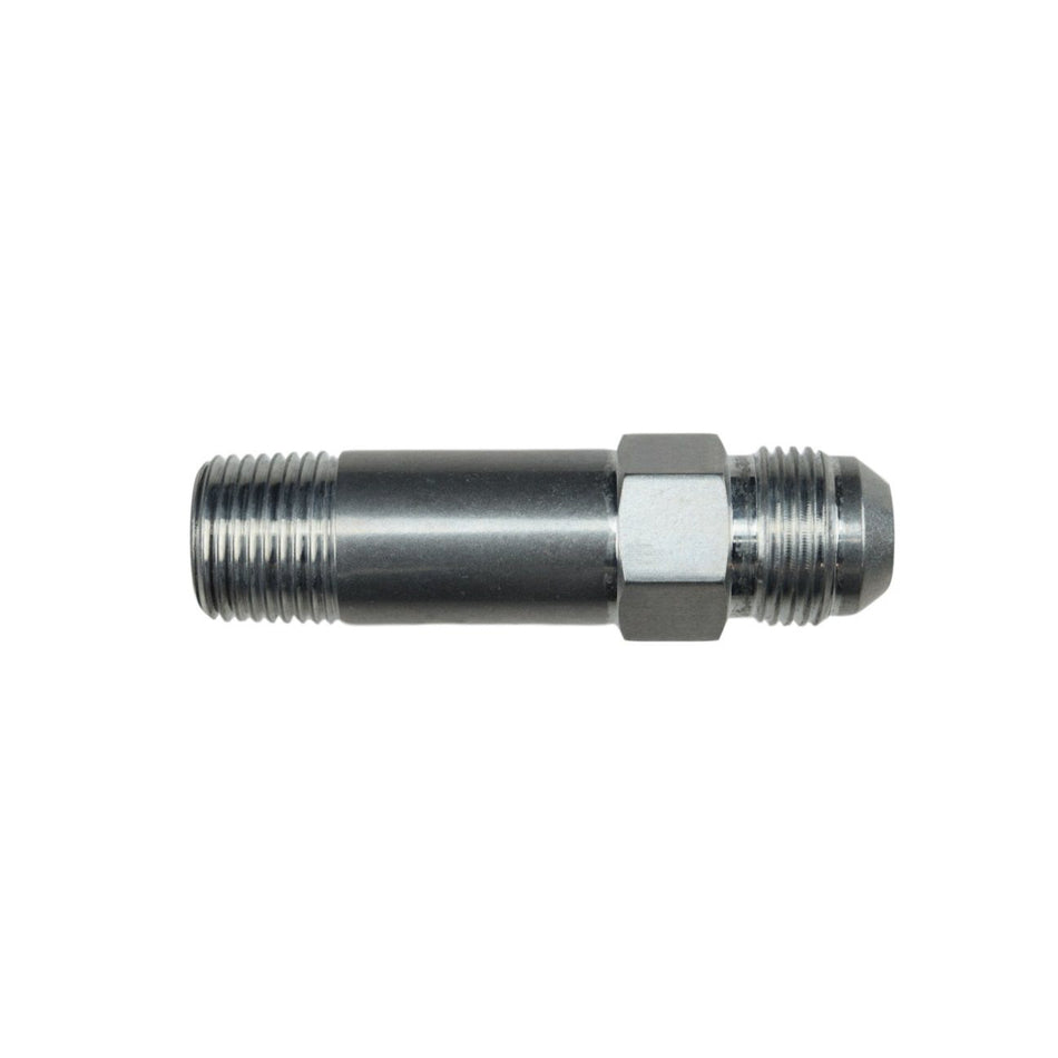 ICT Billet Adapter Fitting - Straight - 10 AN Male to 1/2" NPT Male - Aluminum