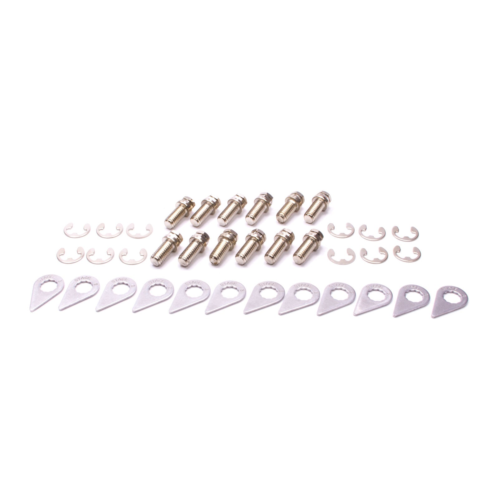 Stage 8 Locking Fasteners Locking Header Bolt 3/8-16" Thread 0.750" Long Hex Head - Steel
