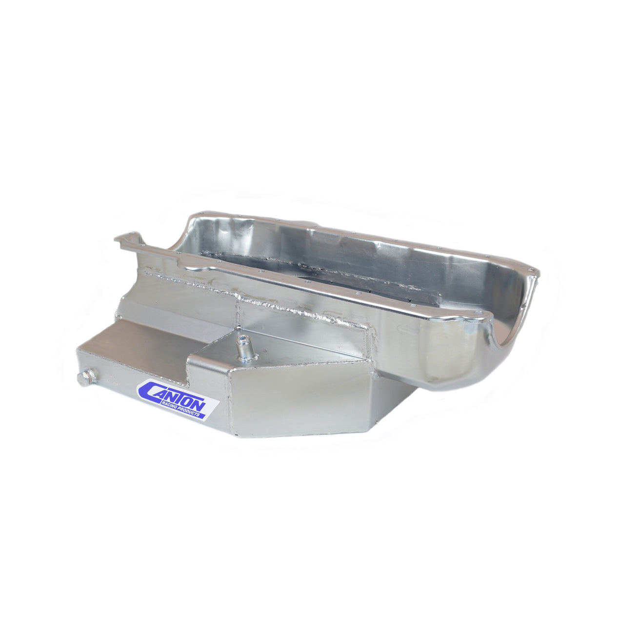 Canton Competition Open Chassis Wet Sump Oil Pan - SB Chevy 85 & Earlier - 9 Quart - Circle Track