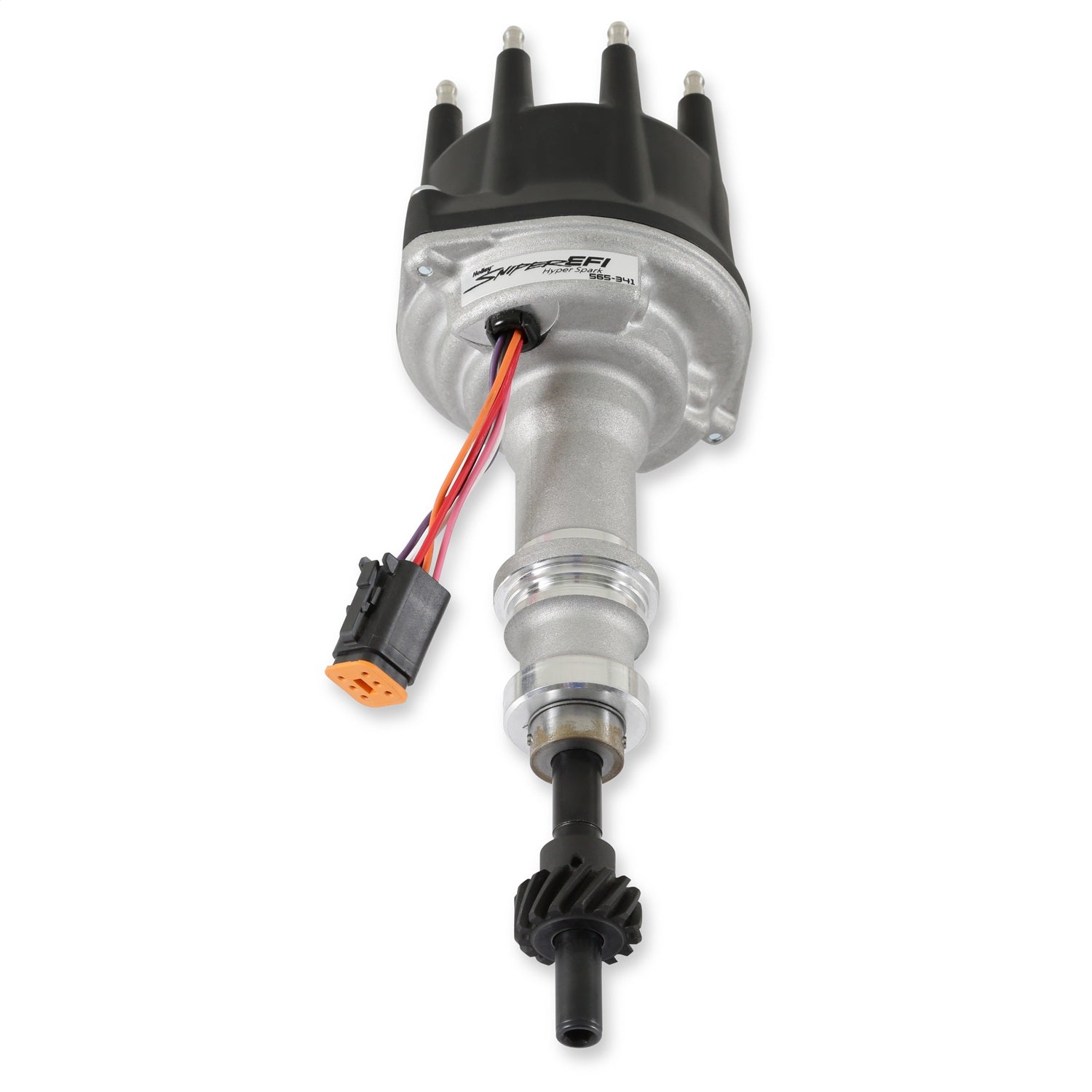 Holley Sniper EFI Sniper EFI Hyperspark Distributor - Hall Effect Pickup - HEI Style Terminal - Black - Small Block Ford