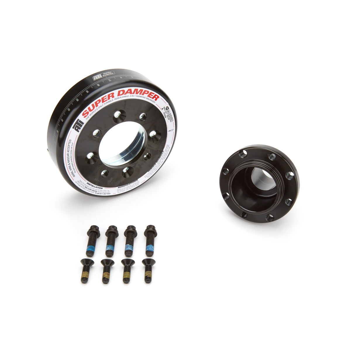ATI Super Damper SFI 18.1 Harmonic Balancer - 6.325 in OD - Black Oxide - 28 oz External Balance - Small Block Ford 918911