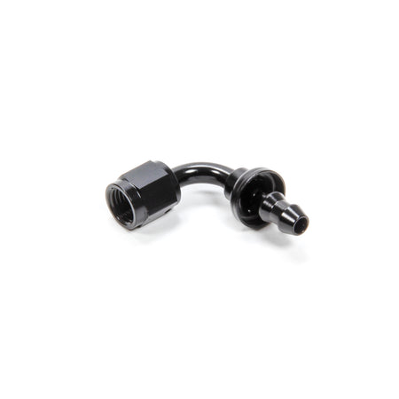 Triple X Race Co. Hose End Fitting 90 Degree 4 AN Hose to 4 AN Female Aluminum - Black Anodize