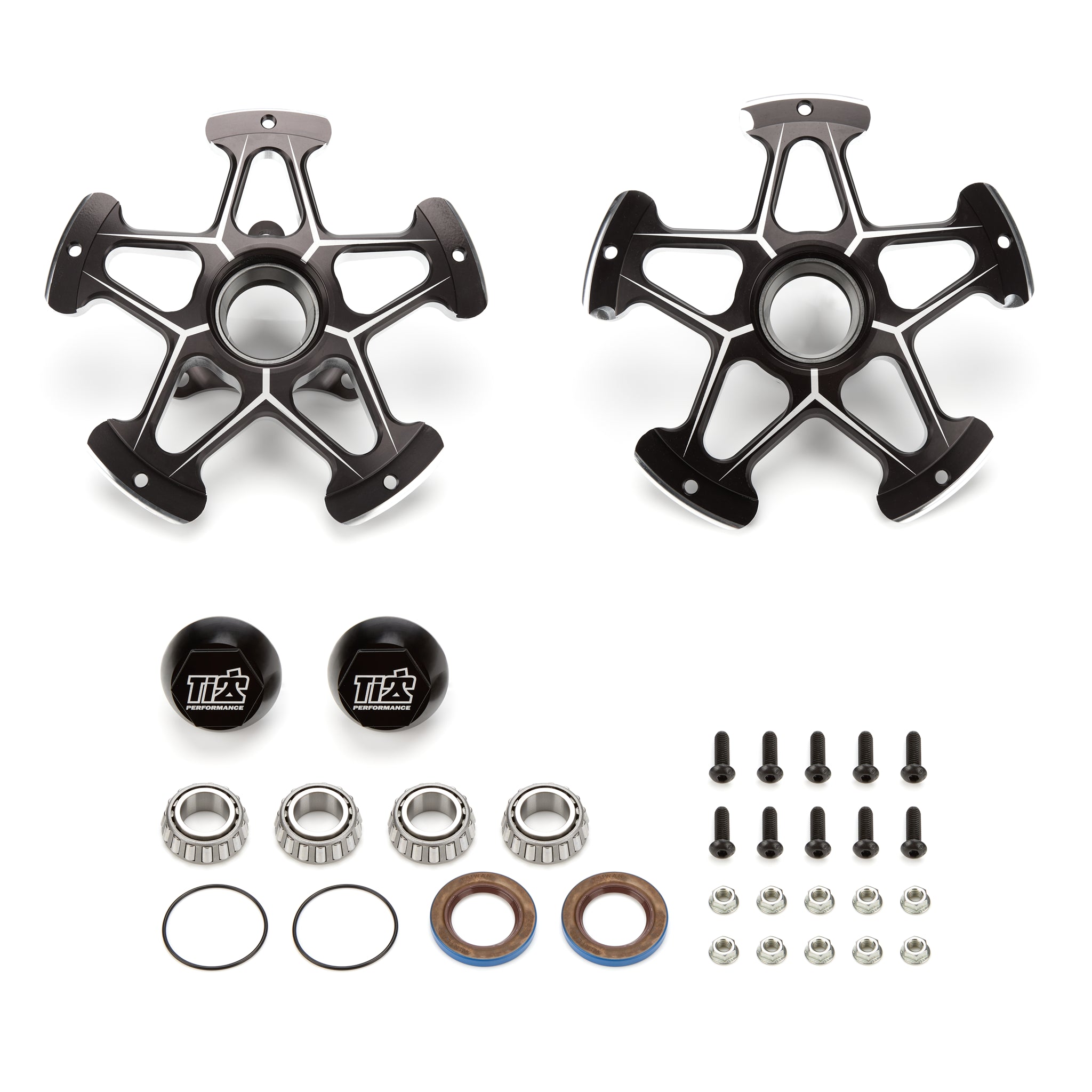 Ti22 Direct Mount Front Hubs Super Lite - Black