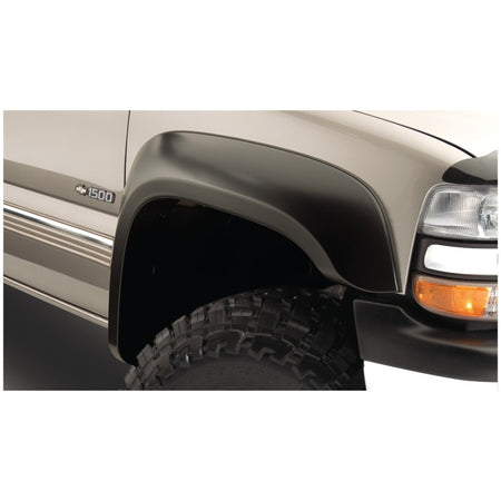 Bushwacker Extend-A-Fender Front / Rear Fender Flare - 1.75 in Wide - Black - GM Fullsize Truck 2007-14