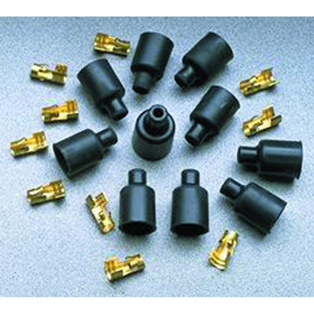 Taylor Distributor and Coil Boot / Terminal Kit - Spark Plug Wire Set - 180 Degree