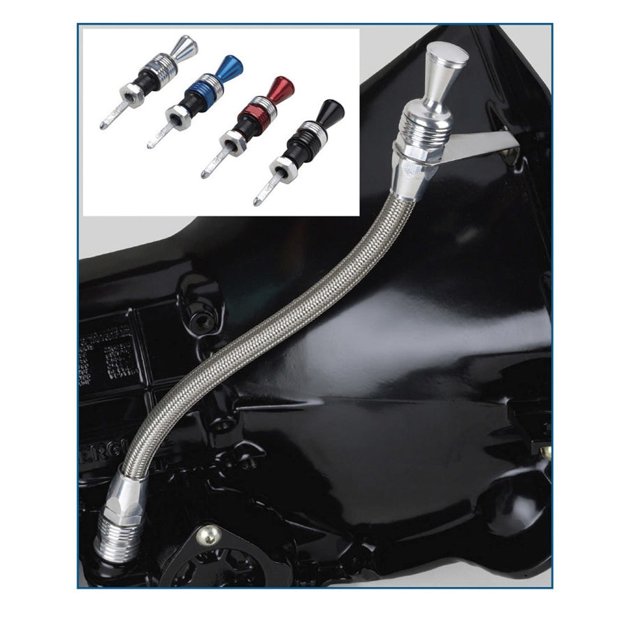 Lokar Anchor-Tight Locking Flexible Transmission Dipstick - Powerglide OEM / Aftermarket Tranmission Mount