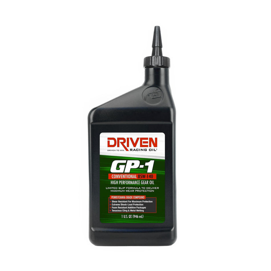 Driven GP-1 85W140 Gear Oil - Conventional - 1 Quart Bottle