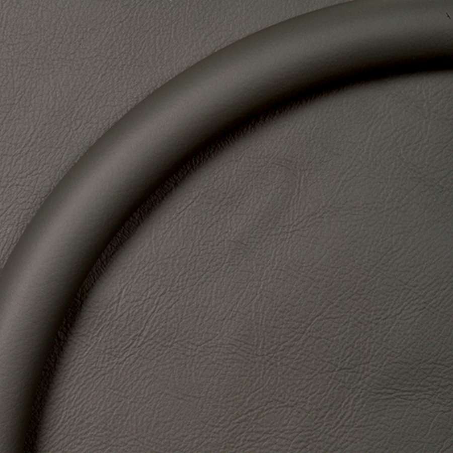 Billet Specialties Steering Wheel Half Wrap - Leather - Dark Gray 14 in. Diameter