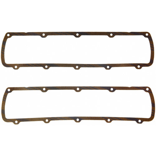 Fel-Pro Valve Cover Gasket - 0.125 in Thick - Cork / Rubber - Oldsmobile V8 - Pair