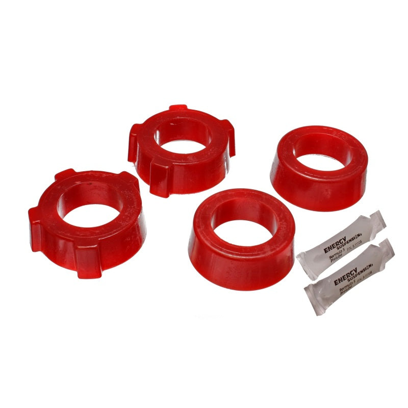 Energy Suspension Hyper-Flex Spring Plate Bushing - Rear - 1-7/8" ID - Polyurethane - Red