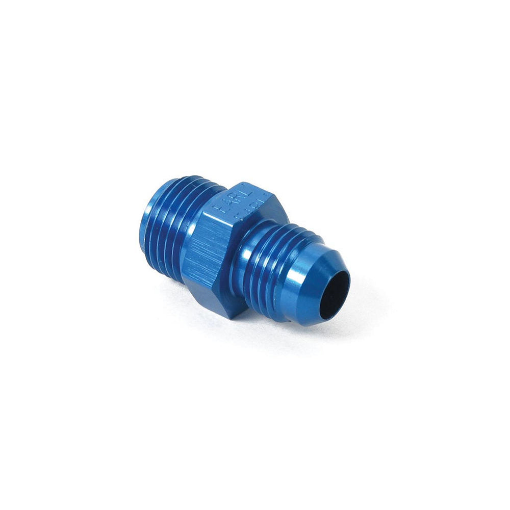 Earl's Aluminum Power Steering, Fuel Pump (3/8" Tube Inverted Flare) Adapter -06 AN to 5/8-18 Thread